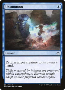 Unsummon - Hour of Devastation (HOU) #54 - Common Magic: The Gathering Trading Card