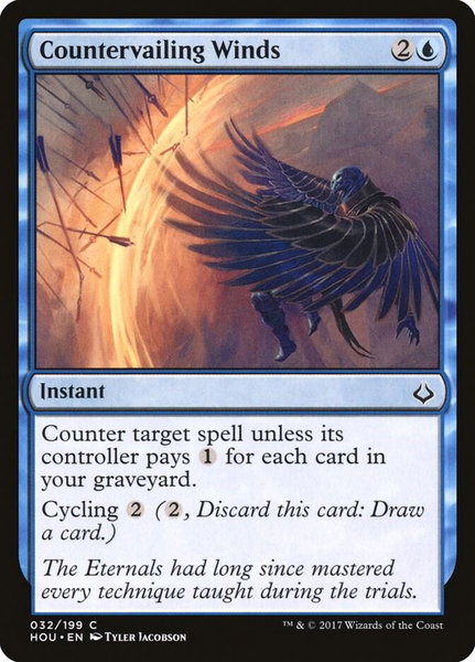 Countervailing Winds - Hour of Devastation Magic: The Gathering trading card