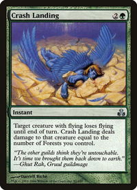 Crash Landing - Guildpact (GPT) #82 - Uncommon Magic: The Gathering Trading Card