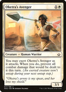 Oketra's Avenger - Hour of Devastation (HOU) #17 - Common Magic: The Gathering Trading Card