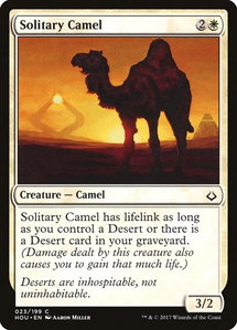 Solitary Camel - Hour of Devastation (HOU) #23 - Common Magic: The Gathering Trading Card