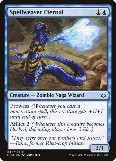 Spellweaver Eternal - Hour of Devastation Magic: The Gathering trading card