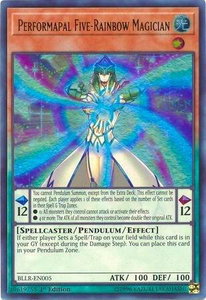 Performapal Five-Rainbow Magician - Battles of Legend: Light's Revenge (BLLR) #BLLR-EN005 - Ultra Rare YuGiOh Trading Card