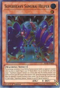 Superheavy Samurai Helper - Battles of Legend: Light's Revenge (BLLR) #BLLR-EN009 - Ultra Rare YuGiOh Trading Card