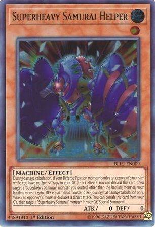 Superheavy Samurai Helper - Battles of Legend: Light's Revenge YuGiOh trading card