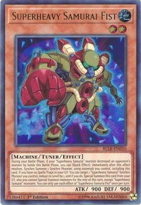 Superheavy Samurai Fist - Battles of Legend: Light's Revenge (BLLR) #BLLR-EN010 - Ultra Rare YuGiOh Trading Card