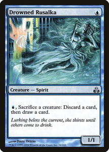 Drowned Rusalka - Guildpact (GPT) #24 - Uncommon Magic: The Gathering Trading Card