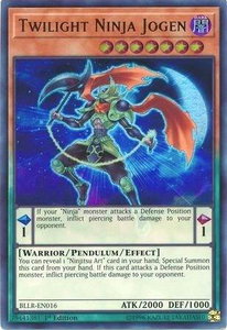 Twilight Ninja Jogen - Battles of Legend: Light's Revenge (BLLR) #BLLR-EN016 - Ultra Rare YuGiOh Trading Card