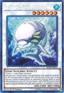 White Aura Dolphin - Battles of Legend: Light's Revenge (BLLR) #BLLR-EN019 - Secret Rare YuGiOh Trading Card