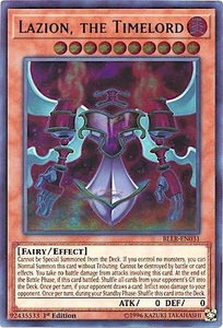Lazion, the Timelord - Battles of Legend: Light's Revenge (BLLR) #BLLR-EN031 - Ultra Rare YuGiOh Trading Card