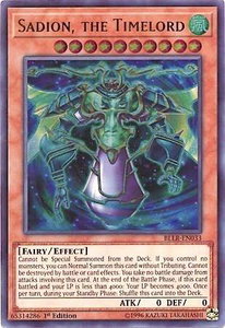 Sadion, the Timelord - Battles of Legend: Light's Revenge (BLLR) #BLLR-EN033 - Ultra Rare YuGiOh Trading Card