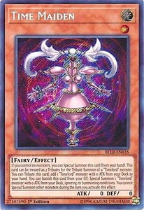 Time Maiden - Battles of Legend: Light's Revenge (BLLR) #BLLR-EN035 - Secret Rare YuGiOh Trading Card