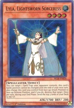 Lyla, Lightsworn Sorceress - Battles of Legend: Light's Revenge YuGiOh trading card