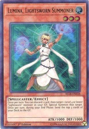 Lumina, Lightsworn Summoner - Battles of Legend: Light's Revenge YuGiOh trading card