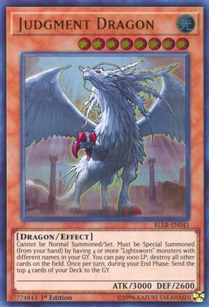 Judgment Dragon - Battles of Legend: Light's Revenge YuGiOh trading card