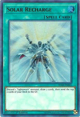 Solar Recharge trading card from Battles of Legend: Light's Revenge Solar Recharge - Battles of Legend: Light's Revenge YuGiOh trading card