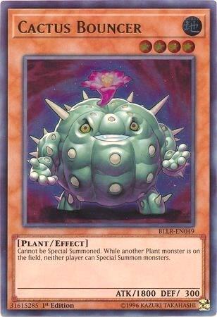 Cactus Bouncer trading card from Battles of Legend: Light's Revenge Cactus Bouncer - Battles of Legend: Light's Revenge YuGiOh trading card