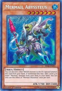 Mermail Abyssteus - Battles of Legend: Light's Revenge (BLLR) #BLLR-EN051 - Secret Rare YuGiOh Trading Card