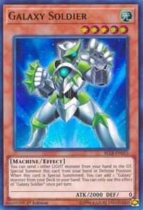 Galaxy Soldier - Battles of Legend: Light's Revenge (BLLR) #BLLR-EN053 - Ultra Rare YuGiOh Trading Card