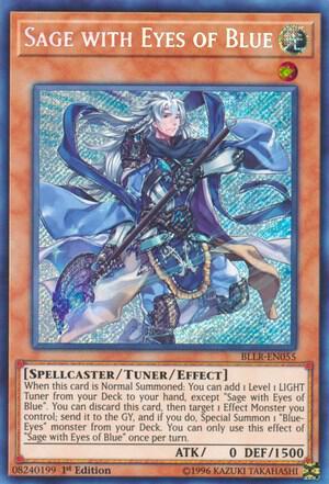 Sage with Eyes of Blue - Battles of Legend: Light's Revenge YuGiOh trading card