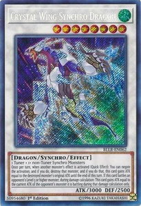 Crystal Wing Synchro Dragon - Battles of Legend: Light's Revenge (BLLR) #BLLR-EN062 - Secret Rare YuGiOh Trading Card
