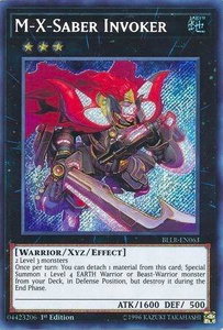 M-X-Saber Invoker - Battles of Legend: Light's Revenge (BLLR) #BLLR-EN063 - Secret Rare YuGiOh Trading Card