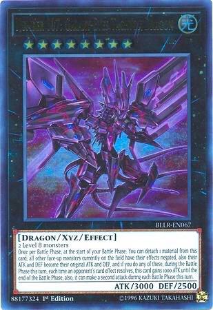 Number 107: Galaxy-Eyes Tachyon Dragon - Battles of Legend: Light's Revenge YuGiOh trading card