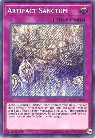 Artifact Sanctum trading card from Battles of Legend: Light's Revenge Artifact Sanctum - Battles of Legend: Light's Revenge YuGiOh trading card