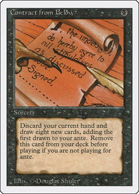 Contract from Below - Revised Edition (3ED) #97 - Rare Magic: The Gathering Trading Card