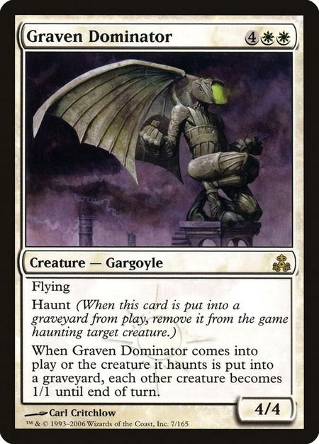 Graven Dominator - Guildpact Magic: The Gathering trading card