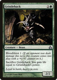Gristleback - Guildpact (GPT) #87 - Uncommon Magic: The Gathering Trading Card