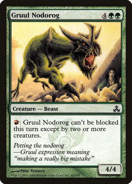 Gruul Nodorog - Guildpact Magic: The Gathering trading card