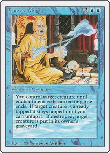 Control Magic - Revised Edition (3ED) #52 - Uncommon Magic: The Gathering Trading Card