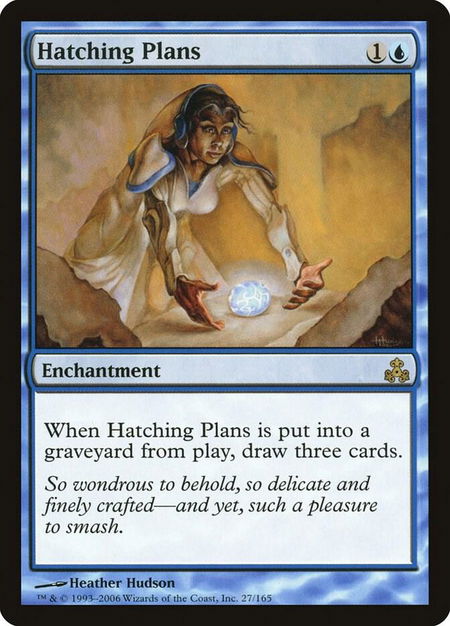 Hatching Plans trading card from Guildpact Hatching Plans - Guildpact Magic: The Gathering trading card