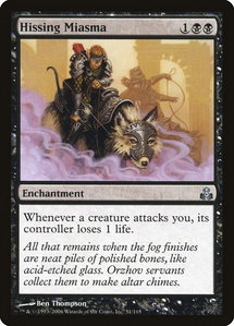 Hissing Miasma - Guildpact (GPT) #51 - Uncommon Magic: The Gathering Trading Card