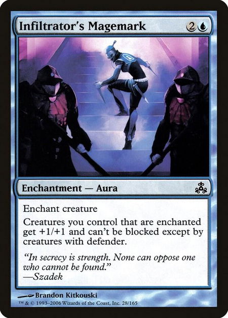 Infiltrator's Magemark - Guildpact Magic: The Gathering trading card