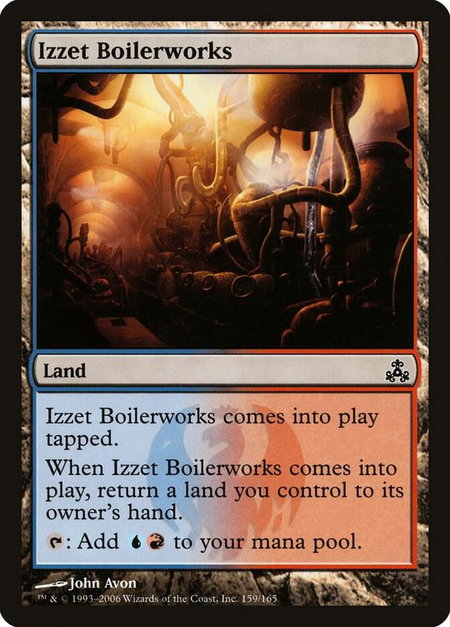 Izzet Boilerworks - Guildpact Magic: The Gathering trading card