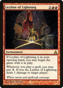 Leyline of Lightning - Guildpact (GPT) #68 - Rare Magic: The Gathering Trading Card