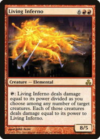 Living Inferno - Guildpact (GPT) #69 - Rare Magic: The Gathering Trading Card