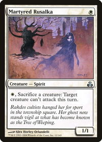 Martyred Rusalka - Guildpact (GPT) #12 - Uncommon Magic: The Gathering Trading Card