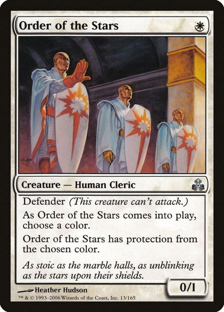 Order of the Stars - Guildpact Magic: The Gathering trading card