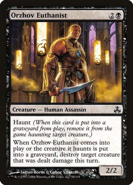 Orzhov Euthanist - Guildpact Magic: The Gathering trading card