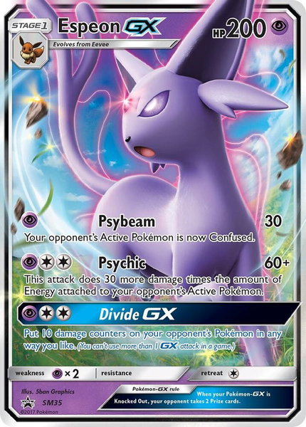 Espeon GX - SM35 - SM Promos Pokémon trading card