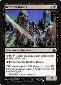 Restless Bones - Guildpact (GPT) #58 - Common Magic: The Gathering Trading Card