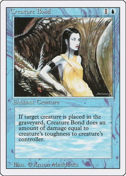 Creature Bond - Revised Edition Magic: The Gathering trading card