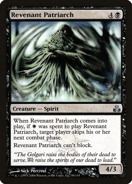 Revenant Patriarch - Guildpact Magic: The Gathering trading card