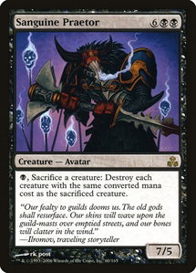 Sanguine Praetor - Guildpact (GPT) #60 - Rare Magic: The Gathering Trading Card