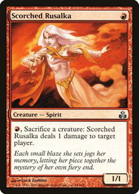 Scorched Rusalka - Guildpact (GPT) #74 - Uncommon Magic: The Gathering Trading Card