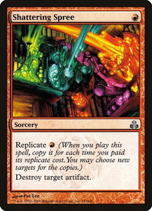 Shattering Spree - Guildpact (GPT) #75 - Uncommon Magic: The Gathering Trading Card