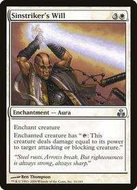 Sinstriker's Will - Guildpact (GPT) #16 - Uncommon Magic: The Gathering Trading Card